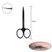 Geekerchip 5-Piece Eyebrow Tweezers Set - Professional Stainless Steel Tweezers Scissors & Leather Bag for Eyelash Extensions & Hair Removal - Buy Online on GoSupps.com