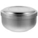 ARTIBETTER Stainless Steel Shaving Bowl with Lid Men's Shaving Soap Shaving Soap and Cream Silver