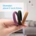 100PCS Colorful Large Hair Ties - Seamless Cotton Ponytail Holders in 10 Vibrant Colors by BAOLI - Buy Online on GoSupps.com