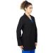 Healing Hands Lab Coat Women 3 Pocket Full Sleeve Mid-Length 5053 Faith The White Coat | XX-Large Plus Black - Buy Online on GoSupps.com
