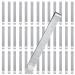 Sewing Clips Stainless Steel Hemming Clips Metal Hemming Tool 3 Inches Sewing Clips with Measurements for Fabric Quilting Pinning and Marking Accessories (30 Pcs)