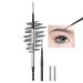Eyebrow Pencil 2Pcs Professional Micro Brow Pencil with Spoolie Brush Longwearing Waterproof Eyebrow Pencil Eye Brow Pencils for Women.(Gray) 4 Gray