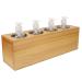 4 Bottles Massage Oil Heater Constant Temperature Fast Heating Detachable Lotion Warmer for Home and Spa (EU Plug)