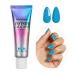 Infinite Gel Polish Mixing Cyan Blue Gel Nail Polish 45ml Large Refill Multi-Use as Nail Gel Polish Gel Liner Nail Art Gel Paint Soak off Custom Shades Creation Home&Salon Nail Art Design UV Cured e-Cyan