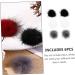 FRCOLOR 18 Pieces Hair Balls Accessories for Nails Shoes Bobble Balls Fur Bobble DIY Nail Art Set Artificial Nails Set Decorative Nail Hair Ball Nail Art Decor Winter Plush Ball Hat - Buy Online on GoSupps.com