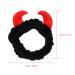 Minkissy 2pcs Devil Horn Headband Set - Soft Makeup & Shower Bands for Face Washing & Spa (Red & Black) - Buy Online on GoSupps.com