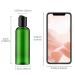 Livfa 100ml Empty Travel Bottles - Flip Cap Set (5 Pieces) for Cosmetics - Green Plastic Containers - Buy Online on GoSupps.com
