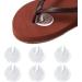 6-Pack Non-Slip Silicone Toe Guards - Transparent Anti-Skid Cushions for Flip-Flops - Buy Online on GoSupps.com