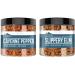 Earthborn Elements Cayenne Pepper & Slippery Elm Bundle (200 Capsules Each) Pure & Undiluted No Additives