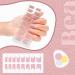U-Shinein UV Gel Strips Semi-Cured Nail Wraps Self-Adhesive Gel Nail Strips French Gel Nail Stickers Full Wraps Manicure Nail Art Nail Decoration Long Lasting Nail Design Wraps 01 - Buy Online on GoSupps.com