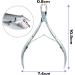 Professional Stainless Steel Double End Cuticle Pusher + Cuticle Nippers Duo Professional Manicure Pedicure Nail Cleaner Gel Polish Remover Prep Cutters Remove Dead Skin - Buy Online on GoSupps.com