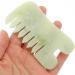 Jade Stone Gua Sha Comb - Facial Tool & Scalp Massage for Spa | Acupuncture Beauty Salon Essential - Buy Online on GoSupps.com