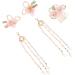 FRCOLOR 3 Sets Comb Hair Styling Accessories Aesthetic Hair Accessories Hair Clips Chinese Tassel Hair Clip Cheongsam Hair Accessories Chinese Hair Barrette Flower Tassel Hairpins Pearl - Buy Online on GoSupps.com