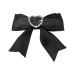 CHENZILIN Cross Bow Hair Clip Elegant Large Side Clip Bow Sweet Girls Gothic Bow Style Bowknot French Barrette