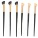 IWOWHERO 6 Pcs Eye Concealer Brush Angled Makeup Brush Brow Brush