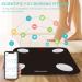 Triomph Smart Scale - Digital Body Fat Bathroom Scale for Weight, Body Fat, Water, Muscle, BMI, Bone Mass - iOS and Android App - Black - Buy Online on GoSupps.com