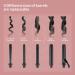 Bombay Hair Curling Wand Set - 5 in 1 Professional Tourmaline Curling Iron Kit with Heat Resistant Glove & Temperature Control | Perfect for Salon-Quality Curls - Buy Online on GoSupps.com