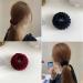 Buy Fkxczn Vogelnest Hair Ring - Expandable Ponytail Clip Velvet Hair Jewelry Bird Nest-Shaped Holder for Women & Girls - International Shipping Available - Buy Online on GoSupps.com