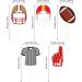 20Pcs American Football Cupcake Topper Rugby Ball Cupcake Topper Super Rugby Sports Theme Cake Decorations For Baby Shower Birthday Party Supplies - Buy Online on GoSupps.com