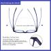 Cojwis 2 Pack Blue Light Blocking Reading Glasses for Men & Women - Feather Hinge Anti-Dizzy (1 Black 1 Blue +0.75x Magnification) - Buy Online on GoSupps.com