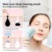 4 Pack Replacement Facial Cleansing Brush Head for Clogged & Enlarged Pores, 2 Blue & 2 Black - Buy Online on GoSupps.com