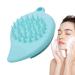 Facial Washer Silicone Face Washer Double-Sided Facial Cleansing Brush Made of Soft Silicone Manual Face Wash Brush for Deep Cleansing Scalp Brush for Men and Women Blue Sea
