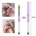 Professional UV Gel Nail Ombre Brush - Nylon Hair with Rhinestone Handle | Top Nail Art Tool for Beautiful Designs - Buy Online on GoSupps.com
