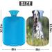 Dalmatian Dog Heat Bottle with Fluffy Cover 2L Large Capacity Water Bag for Cozy Nights & Pain Relief (Back Neck Shoulders) - Buy Online on GoSupps.com