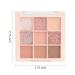 Buy 9 Colors Pink Rose Gold Eyeshadow Palette - Korean Natural & Highly Pigmented for Beginners | Long Lasting Waterproof & Blendable Make-Up - Buy Online on GoSupps.com