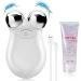 Microcurrent Facial Device Cooling Gel  2023 New Lift The face and Tighten The Skin for Facial Wrinkle Remover  USB microcurrent face Lift Skin Tightening Rejuvenation Spa-Suit A-white