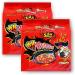 SAMYANG 2x Spicy Ramen Noodles (10-Pack) | Authentic Korean Flavor | Double the Heat | Quick & Easy Prep