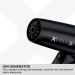 Gamma Pi Srl GAMMA+ XCELL S Ionic hairdryer 290 g ultralight hairdryer with antibacterial effect quiet Smart Memory LED interface selfcleaning technology Schuko plug matt black SCHUKO plug matt black - Buy Online on GoSupps.com