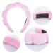 CYJUNMA Spa Headband for Women - Pink Skincare Makeup Removal and Yoga Headband Set - Buy Online on GoSupps.com