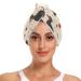 Black Dachshund Hair Towel 2 Pack Super Absorbent Hair Drying Towel Quick Dry Hair Turbans Head Towel with Button Twisty Wrap for Women Girls
