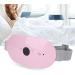 Portable Pink Heating Pad & Waist Vibration Massage Belt - 4 Temperature Levels Fast Heating - Perfect Gift for Girls - Buy Online on GoSupps.com