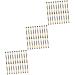 FOMIYES 60 Pcs Double Ended Eyeshadow Brush Eye Makeup Tool Small Eyeshadow Brush Precision Eye Shadow Brush Eye Makeup Kit Eye Brush Makeup Brush Makeup Eyeshadow Brush 12.50X0.50X0.50CMx3pcs Goldenx3pcs