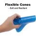 60PCS Soccer Training Cones with Carry Bag | Agility Marker Cones for Field Sports | Ideal for Football, Basketball, Skating | Indoor & Outdoor Use - Colorful - Buy Online on GoSupps.com