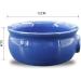 Geardeangloow Luxury Blue Ceramic Shaving Bowl - Wide Mouth Soap & Cream Holder for Men - Buy Online on GoSupps.com