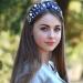 Royal Blue Knotted Pearl Headband with Rhinestone Detail - Stylish Hair Accessory for Women - Buy Online on GoSupps.com