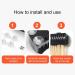 Neamou Extension Holder for Styling - Hair Extension Rack for Wall - Lightweight Wig Holder Hair Rack for Styling Coloring Blow Tape Weft Clip in Halo Extensions Black - Buy Online on GoSupps.com