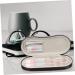 Shop Lifkomie Double-Layer Glasses Case - 2-in-1 Travel Container for Contact Lenses & Glasses - Multi-Purpose Storage | White & Pink 16x7x5.5cm - Buy Online on GoSupps.com