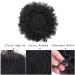 8 Inch Black Big Afro Puff Drawstring Ponytail Hair Extension - Short Curly Hair Bun Pony Puff for Women Girls - Buy Online on GoSupps.com