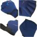 EXCEREY Swimming Webbed Gloves - Aquatic Fitness Paddles for Men and Women - Blue - Buy Online on GoSupps.com
