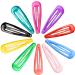 JFFX 60 Pcs Colorful Snap Hair Clips for Girls  2 Inch Non-slip Metal Hair Barrettes in 10 Assorted Color for Kids Toddlers Teens Women Hair Accessories