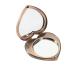 EYIDADAE ladies mini pocket mirror heart-shaped make-up mirror very suitable for travel (antique red) heart shape antique red