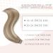 YDDM Invisible Tape Extensions - 20 Pcs 55cm Real Hair in Light Brown & Gold Blonde - Skin Weft Hair Extensions - Premium Quality - Buy Online on GoSupps.com