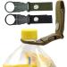 Klop256 9-Piece Bottle Holder Belt for Backpack | Nylon Water Bottle Clips for Camping Hiking & Outdoor Activities - Buy Online on GoSupps.com