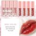 Hydrating Shimmery Lip Gloss Set - 4 Colors | Long-Lasting & Waterproof | Korean Lip Tint Makeup - Buy Online on GoSupps.com
