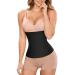 Bingrong 2 in 1 Waist Trainer for Women Postpartum Belly Band Maternity Recovery Belt Seamless Girdle Tummy Control Body Shaper Shapewear Black S