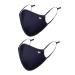 TOM TAILOR Men's doublepack community face mask 1026634 Sky Captain Blue ONESIZE